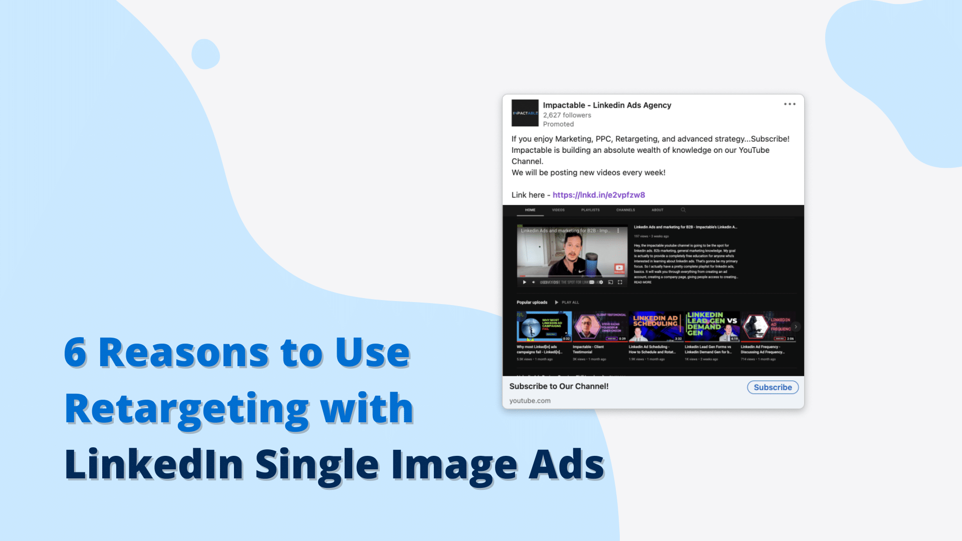 6 Reasons to Use Retargeting with LinkedIn Single Image Ads