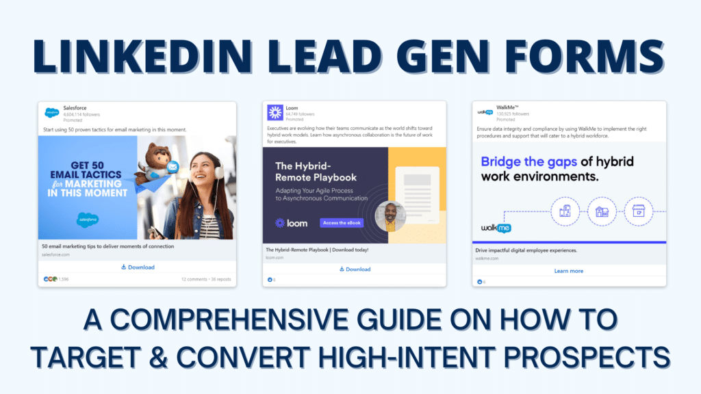 LinkedIn Lead Gen Forms