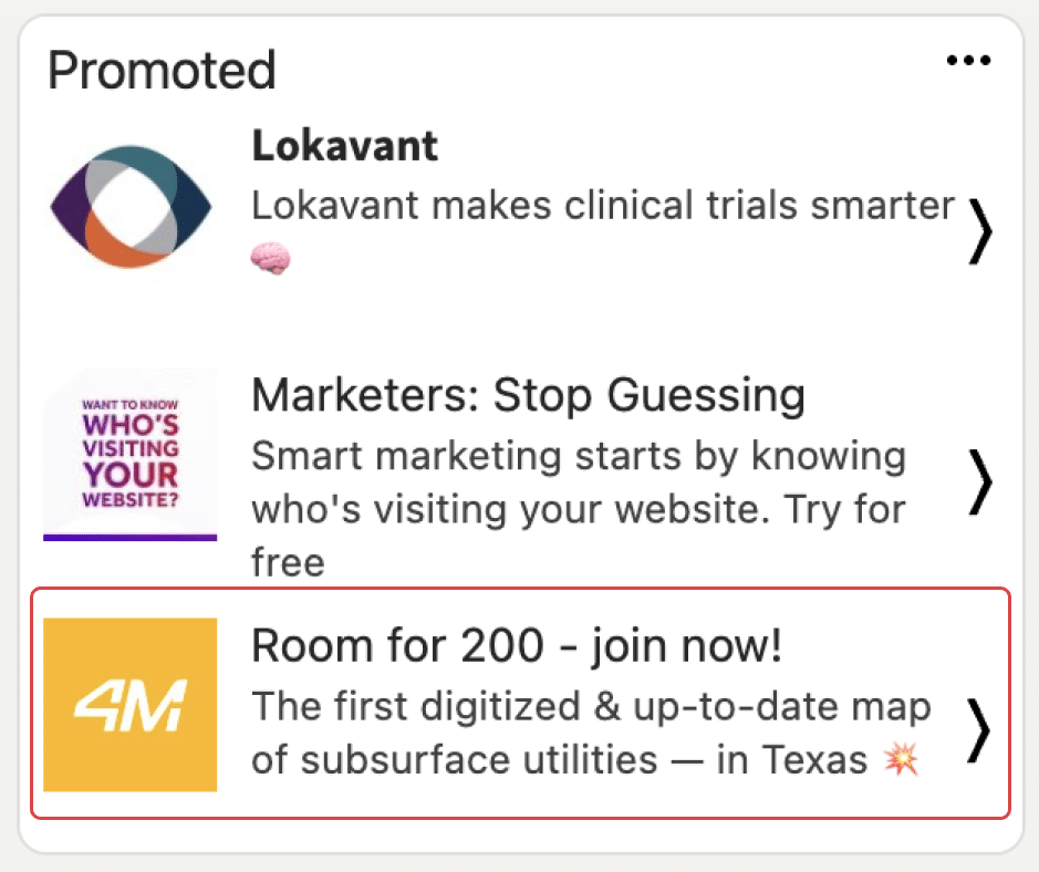 software linkedin ads